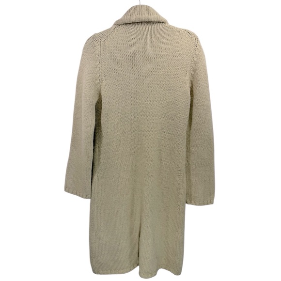 J. Crew Long Line Chunky Alpaca Blend Duster Cardigan L - Picture 2 of 14